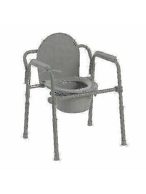 Drive Medical 11148-1 Steel Folding Bedside Commode Never Opened NIB